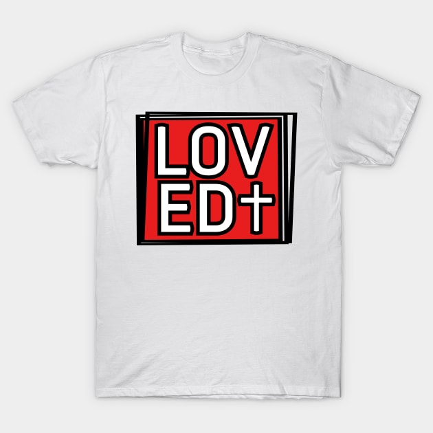 Loved + T-Shirt by AMER.COM